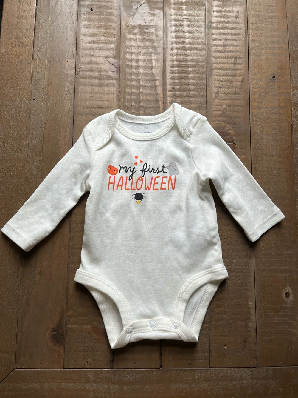NWOT Carter’s newborn My First Halloween onesie / bodysuit
